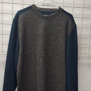 ARROW Men's Gray and Blue Sweater, XL